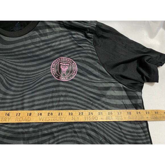 Inter Miami Messi #10 Jersey Adidas Dri-FIT Black Pink Crest Men’s 3XL - Picture 5 of 10